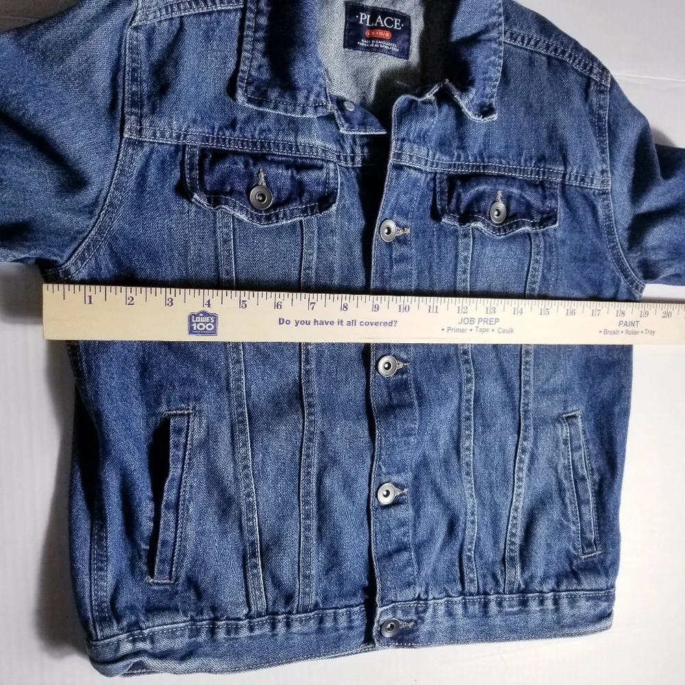 CHILDREN'S PLACE BOY'S JEAN JACKET SIZE LARGE 10/12